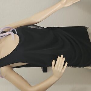 Design History Chic Black Dress Top.